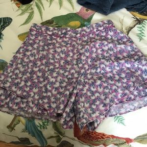 Anthropologie Flowy Shorts